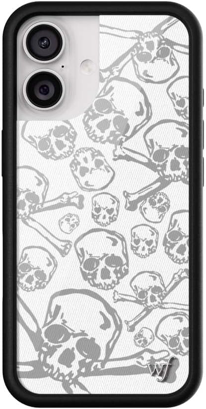 Wildflower Cases – iPhone 17 Compatible – Skull Girl