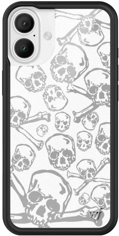 Wildflower Cases - iPhone 16 Plus Compatible - Skull Girl - Skull phone case