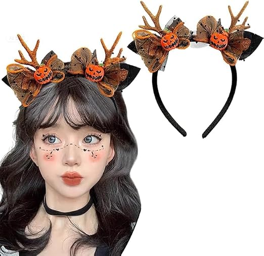 2026 new model Halloween Headbands Accessories for Women and Men for Happy Halloween Party Hair Decoration - skull headband