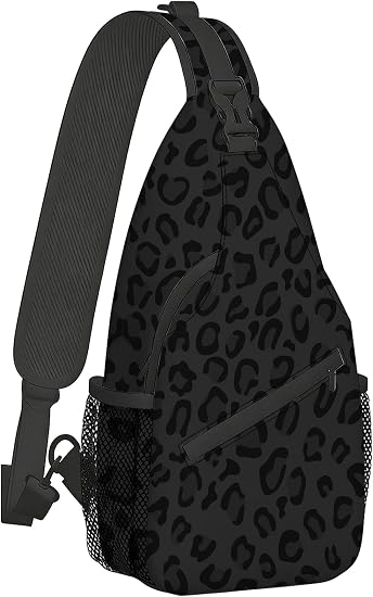 Sling Bag for Women Men, Lightweight Crossbody Chest Bag Travel Hiking Daypack Shoulder Backpack - skull suitcase