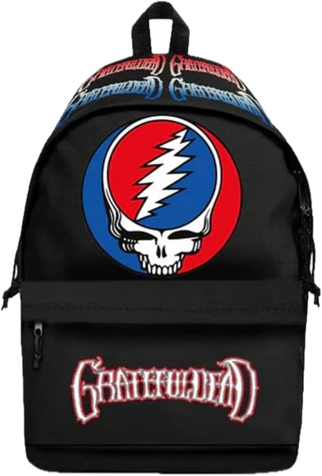 Grateful Dead Classic Steal Your Face Skull Daypack Backpack Bag - skull backpack