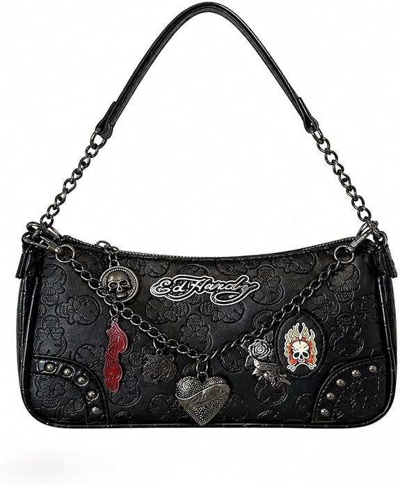 ED HARDY Women's Shoulder Crossbody Bag - sugar skull handbags for sale