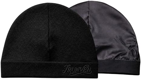 Satin-Lined Skull Cap – Premium Satin Interior for Hair Protection, Breathable Stretch Fit - skull helmet
