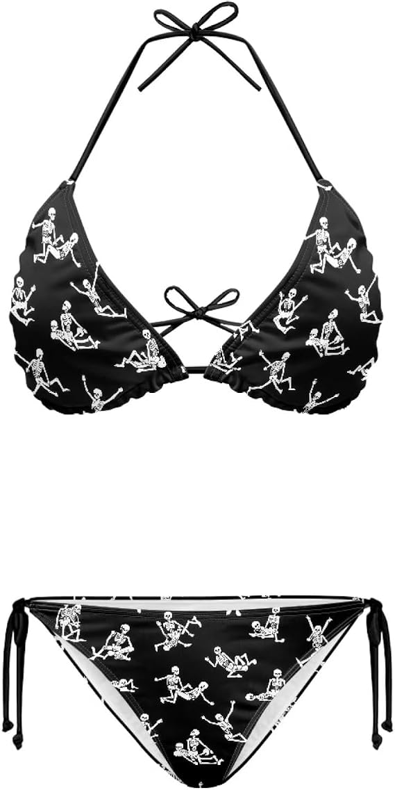Jamaica Swimsuits for Women String Bikini Sarong Wraps for Women Swimsuit Coverup for Women Jamaican Sarong - skull swimsuit