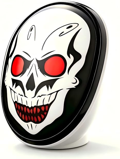 Halloween Ghost Bluetooth Speaker, Spooky Funny Skull Mini Speaker Wireless