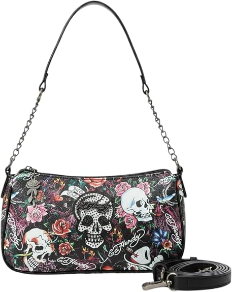 ED HARDY Women's Shoulder Crossbody Bag - sugar skull handbags for sale