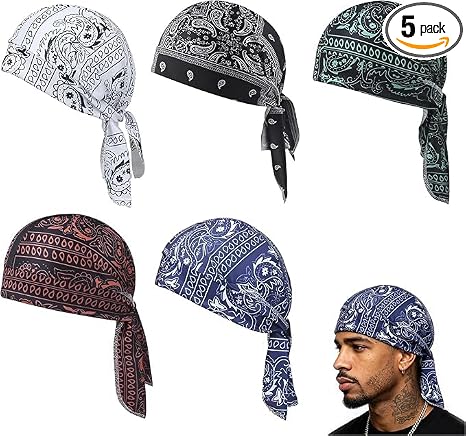 Cooling Skull Cap Helmet Liner, Paisley Cooling Headscarf Cap Set, Elastic Cycling Sports Cap Cooling Headscarf Cap Set,Bandana Beanie Motorcycle Pirate Head Wrap Safety Helmet Liner - skull helmet