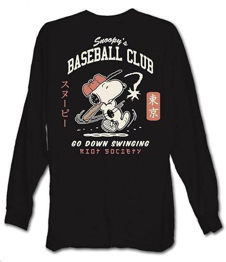 Riot Society Men's Long Sleeve Graphic and Embroidered Fashion T-Shirt - skull sweatshirts