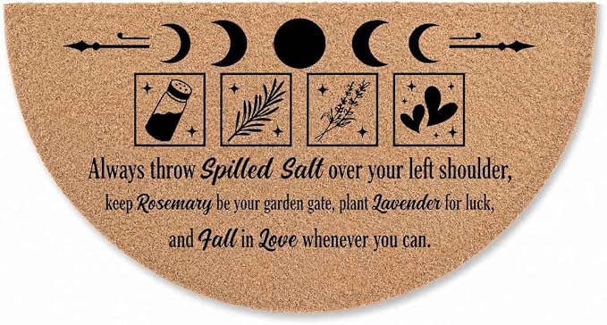 We are Not Sugar and Spice and Everything Nice Funny Door Mat, 29 x 17 in - skull door mat