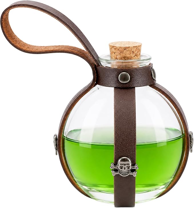Medieval Renaissance Glass Potion Bottle – Brown Potion Bottles