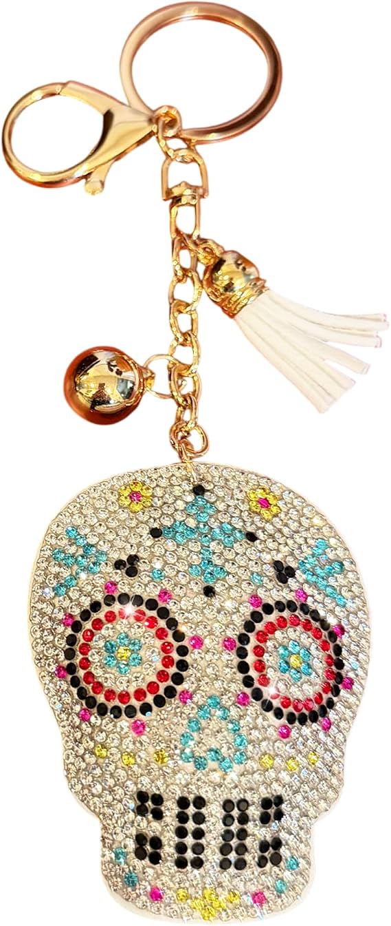 Popfizzy Crystal Keychains for Women and Girls, Bling Backpack Accessories, Bedazzled Purse Charms, Bag Charm, Handmade Gift