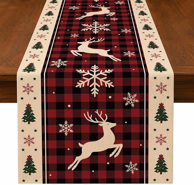 Dia De Los Muertos Table Runner 13" x 72", Ofrenda Decorations for Altar - skull carpet