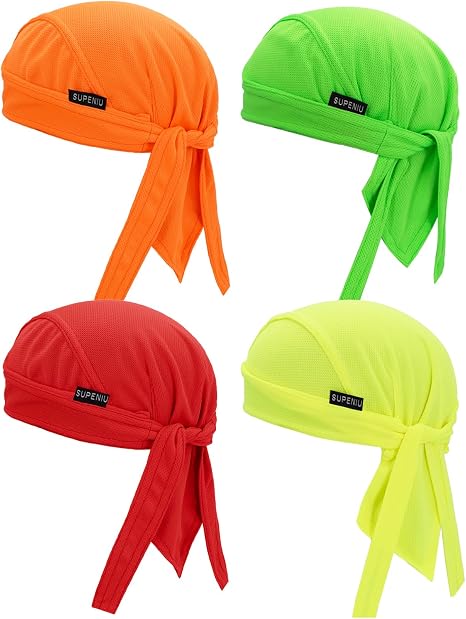 Doo Rags Beanie Hats Skull Caps Dew Rag Bandana Helmet Liner Motorcycle Cycling Cap Do Rag Headwrap for Men and Women - skull helmet