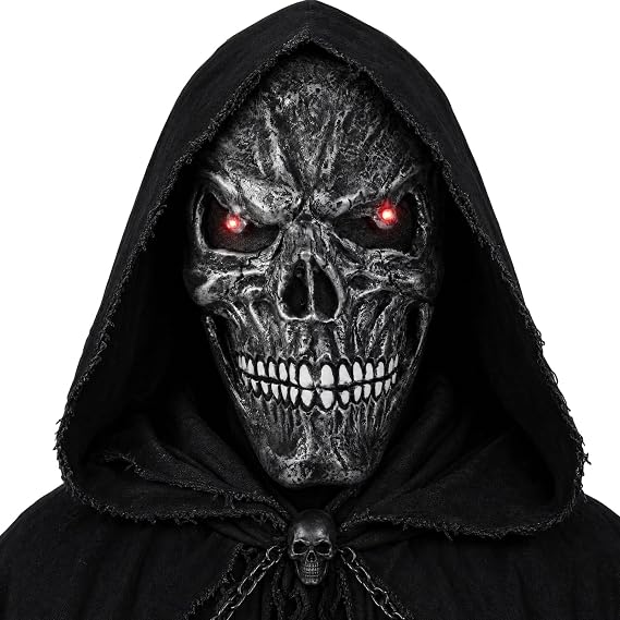 Halloween Mask for Adults, Scary Costume Mask for Halloween Party Cosplay - sugar skull costume