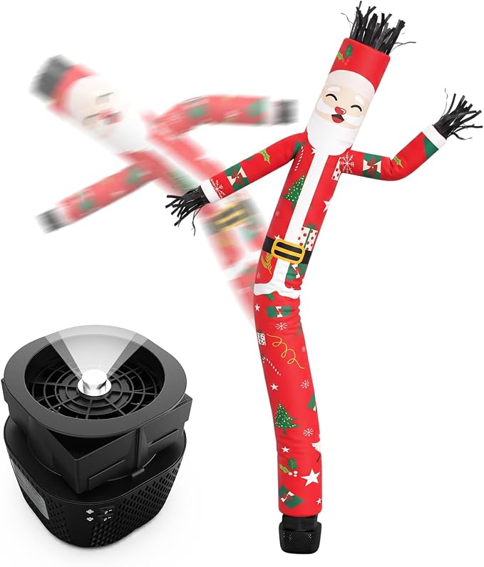 7 FT Christmas Inflatable Tube Dancing Man with Blower & Light - skull inflatable