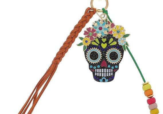 Madison Tyler Halloween Keychain Cat Ghost Martini Skull Spooky Bag Charm