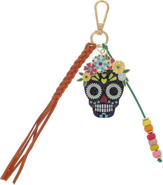Madison Tyler Halloween Keychain Cat Ghost Martini Skull Spooky Bag Charm