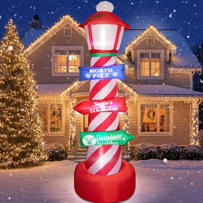 7 FT Christmas Inflatables Outdoor, Blow Up Yard Decorations for Xmas Party - skull inflatable
