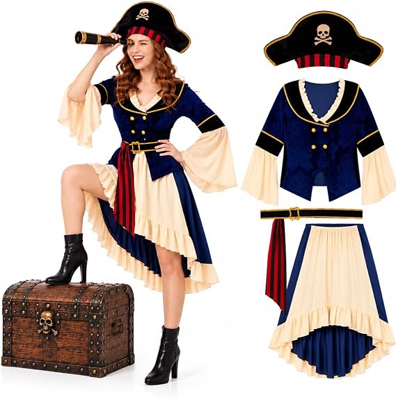 Get Trend Funny Halloween Costumes for Women, Adults, Theme Party Dress Up - sugar skull costume