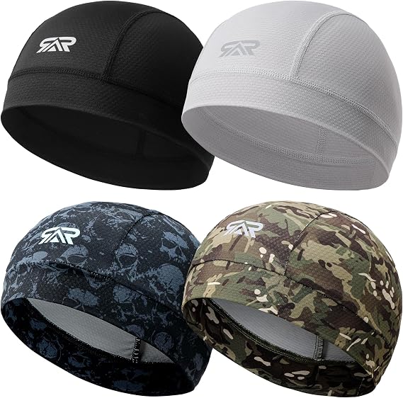 AUSFLUG Skull Cap Helmet Liner, Breathable Cooling Moisture-Wicking - skull hat