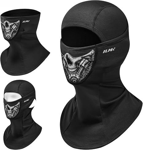 ILM Adult Motorcycle Balaclava Face Mask for Ski FM01A Men Women Skull - skull helmet