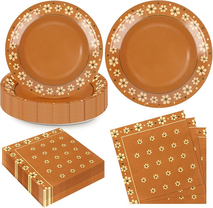 Mexicanos Paper Plates and Napkins Party Supplies Mexican Party Decorations - skull plate