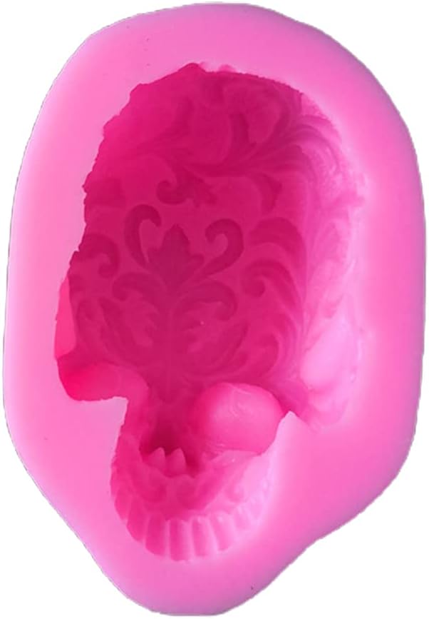 Succulents Planter Epoxy Mold Plaster Soap Resin Casting Mold Home Ornaments Flowerpot Plant Pot Silicone - skull ashtray