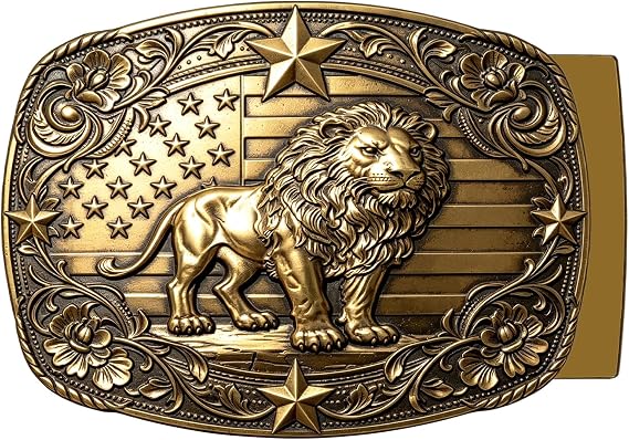 Western Cowboy Ratchet Belt Buckle for Men and Women, Vintage Rodeo - skull wallet