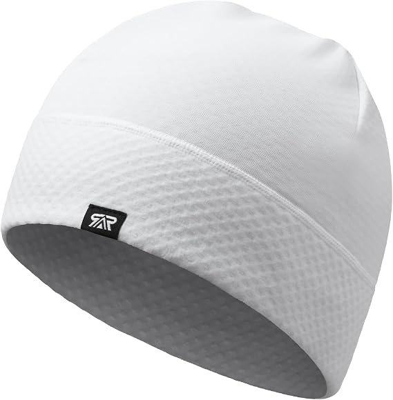 Lightweight Micro-Fleece Skull Cap Sweat-Wicking Running Beanie Men Women - skull hat