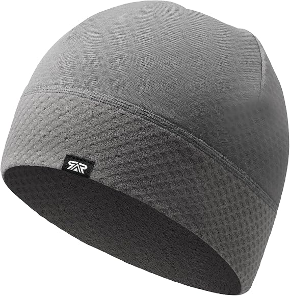 Lightweight Micro-Fleece Skull Cap Sweat-Wicking Running Beanie Men Women - skull hat