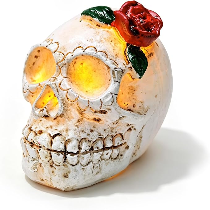 Halloween Scary Skull LED Lights - skull lamp
