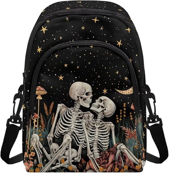Small Crossbody Bag for Women Lightweight Shoulder Handbag Purse - sugar skull handbags for sale