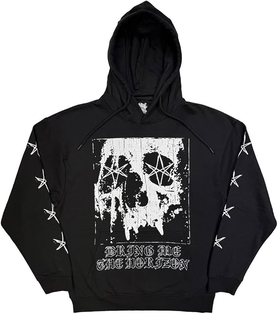 Bring Me The Horizon Oversized Skull Pullover Hoodie - skull sweatshirts