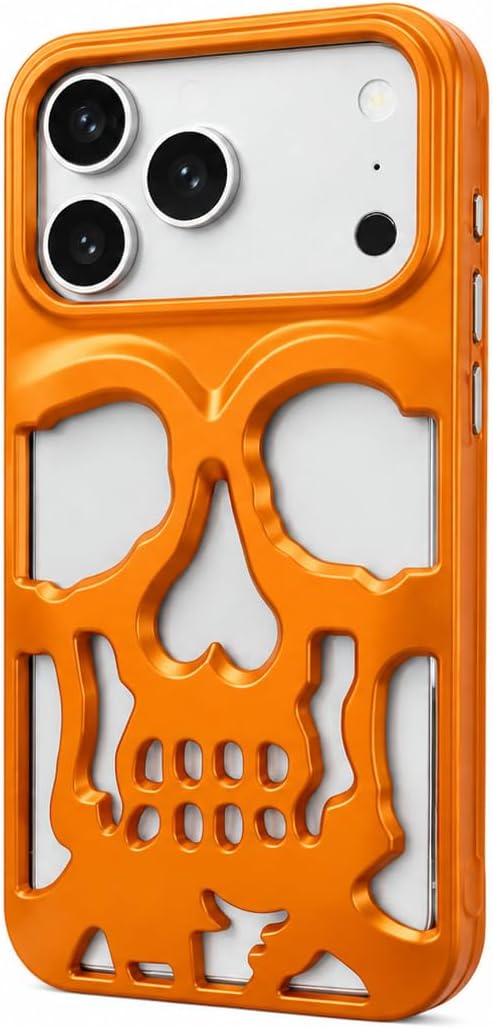 Case for iPhone 17 Pro Max/iPhone 18 Pro Max Skull Funny - Skull phone case