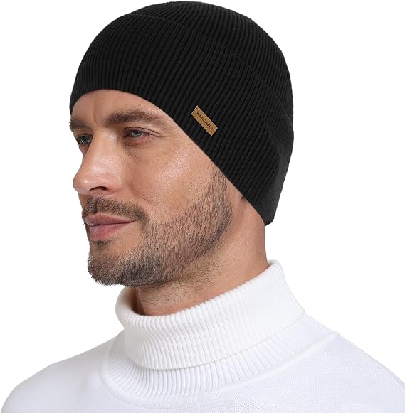 Wmcaps Cuffed Beanie Knit Hat for Men Women, Warm Winter Stocking Skull Cap - sugar skull costume