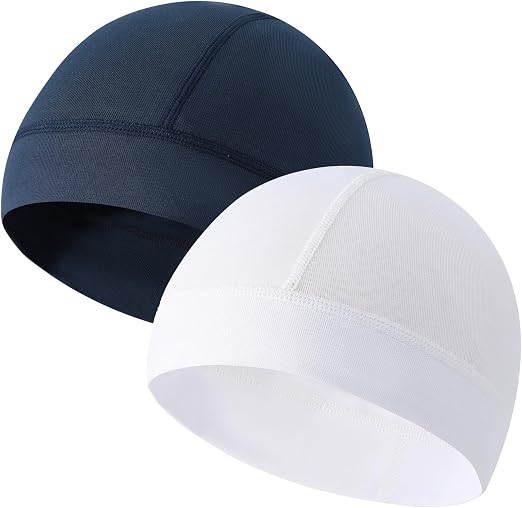 Cotton Skull Cap Breathable Helmet Liner Sleep Hat for Men Women - skull helmet