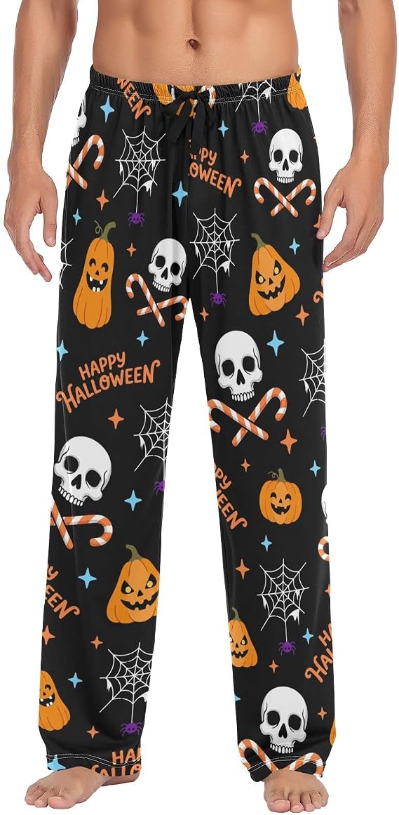 Men's Pajama Bottoms Pj Lounge Pants - skull pajamas