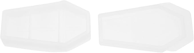 Halloween Coffin Silicone Mold Storage Box for DIY Crafts White - skull ashtray