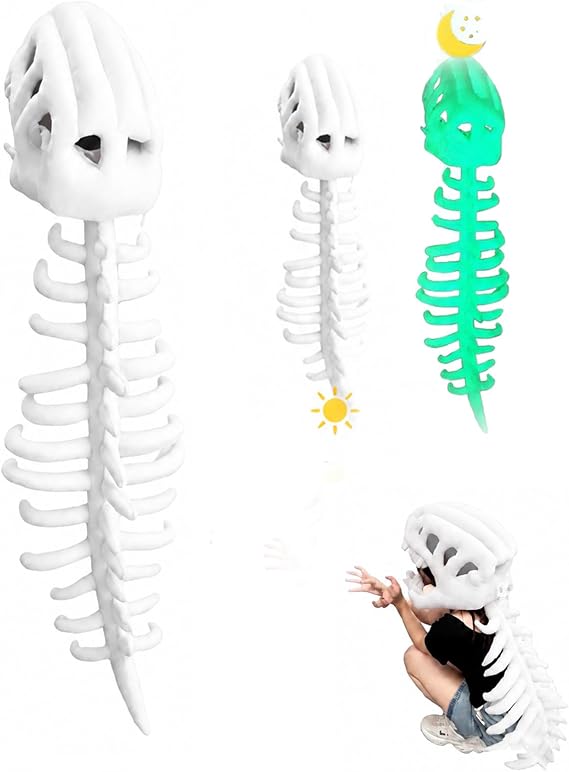 Dinosaur Costume-3D Skeleton Design,Halloween Dinosaur Skeleton Costume - sugar skull costume