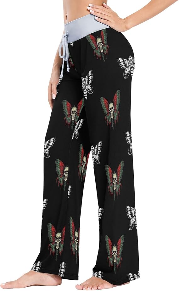 Women's Pajama Pants Comfy Lounge Pant - skull pajamas
