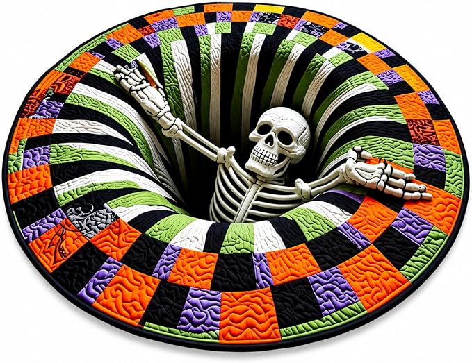 3D Halloween Rug, 32 inches