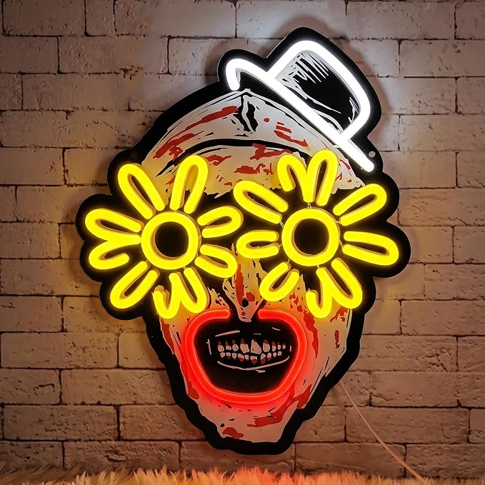 Dia De Los Muertos Decorations, Halloween Day of the Dead Neon Sign for Wall Decor, Mexican Sugar Skull LED Neon Light Wall Art for Bedroom, Bar, Home, Game Room, Halloween Party Decoration - skull wall art