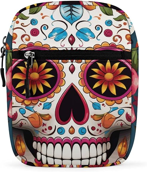 Crossbody Bag Shoulder Bag for Men & Women Chest Phone Bag Mini Phone Purse - sugar skull handbags for sale
