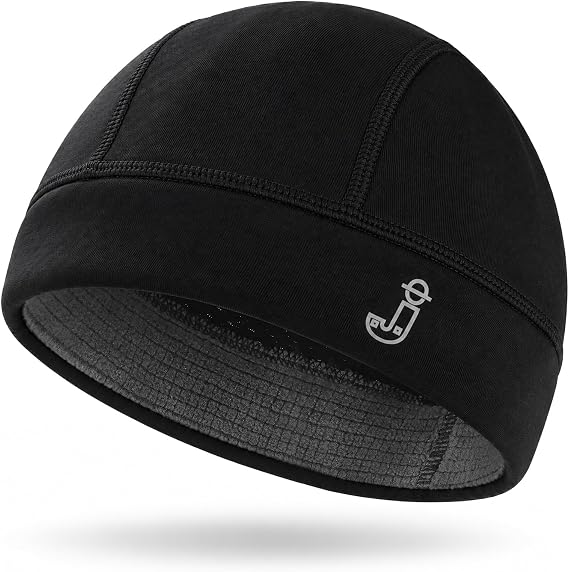 Winter Thermal Skull Cap Low-Profile Helmet Liner, Running Cycling Skiing - skull hat