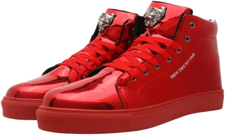Men's High-Top Casual Sneakers - sugar skull boots
