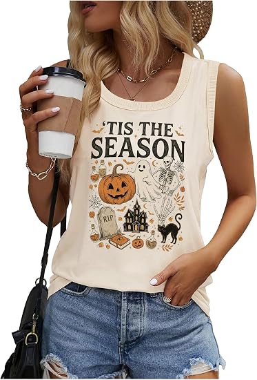 90s Outfits for Women Country Concert Tops Cowgirl Shirt Graphic Tees Tops - skull tank tops
