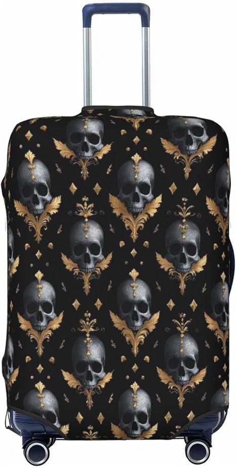 Luggage Covers Suitcase Travel Baggage Covers-Skull - skull suitcase