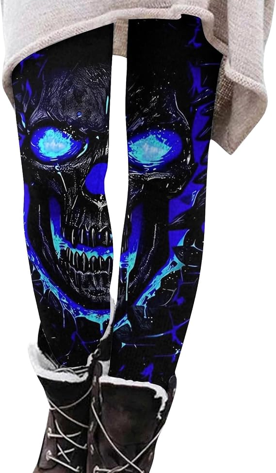 Halloween Leggings for Women Skeleton Tights Goth Leggings 2026 - skull hoodie
