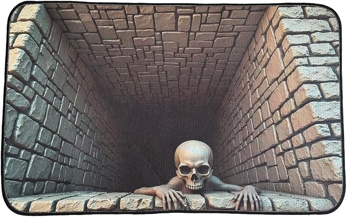Halloween 3d Bedroom Area Rugs Bedside Rug Bath Mats for Bathroom,S 23.6" - skull carpet