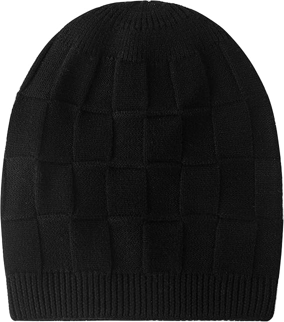 Winter Knitted Beanie Hat Women Men Warm Lined Ski Skull Cap - skull hat
